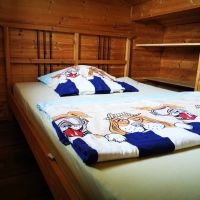 Schlafgalerie Bett links, 140 x 200cm